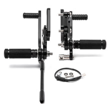 Load image into Gallery viewer, Rear Set Adjustable Rearsets Footpegs For Kawasaki ZX-6R 2005-2008