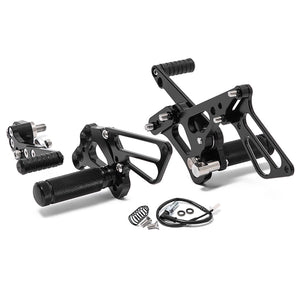 Rear Set Adjustable Rearsets Footpegs For Suzuki GSX-R600 / GSX-R750 2011-2024