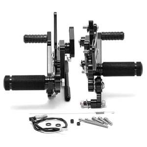 Rear Set Adjustable Rearsets Footpegs for Honda CBR600RR 2007-2008 / 2013-2023