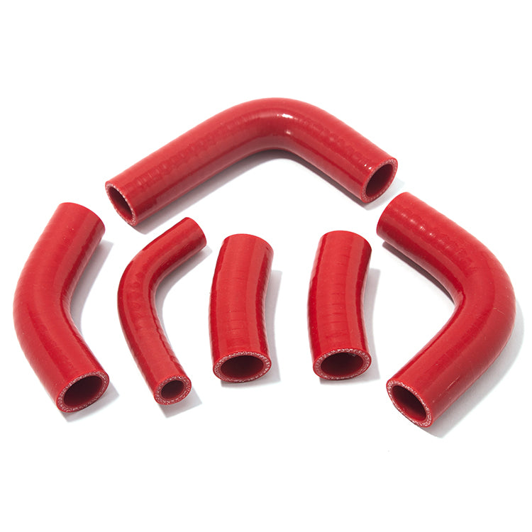 Red Silicone Radiator Hose Kit (6-Piece) For Honda CBR600RR CBR600 F5 2005-2006