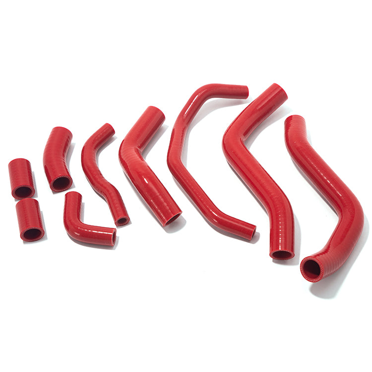 Red Silicone Radiator Hose Kit (9-Piece) For Honda CBR600RR CBR 600 RR 2007-2011
