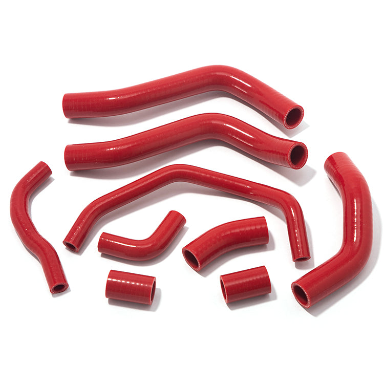 Red Silicone Radiator Hose Kit (9-Piece) For Honda CBR600RR CBR 600 RR 2007-2011