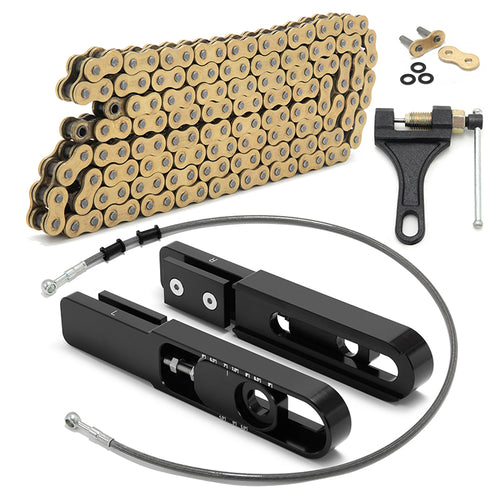 Swing Arm Extensions Brake Line Chain Remover Kit for Suzuki GSXR600 / GSXR750 2011-2024