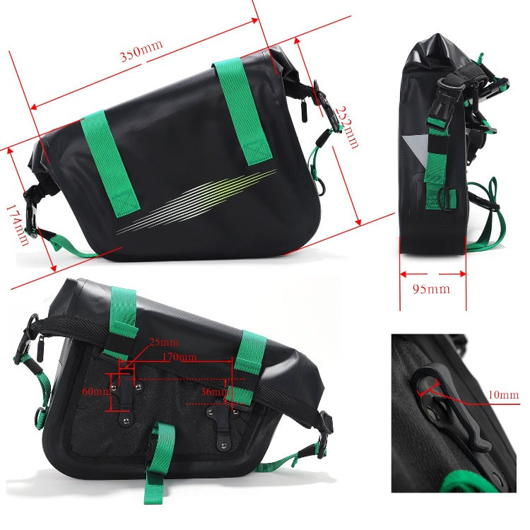 For Honda / Yamaha / Suzuki / Kawasaki Universal Motorcycle Side Saddlebags