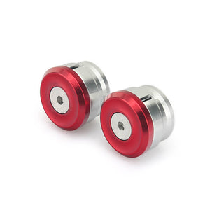 Red 23.5mm Aluminum Motorcycle Frame Plug For Ducati