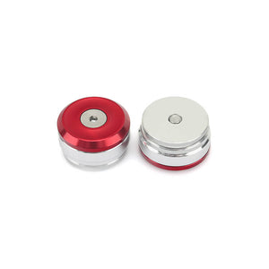 Red 27.4mm Aluminum Motorcycle Frame Plug For Ducati