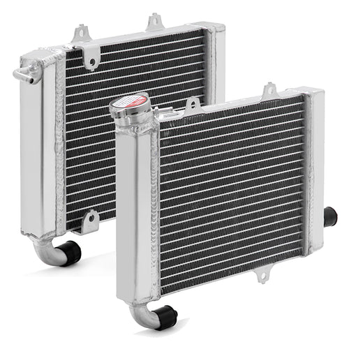 Aluminum Left & Right Engine Cooler Radiators For Honda GL1800 Gold Wing 2018-2024
