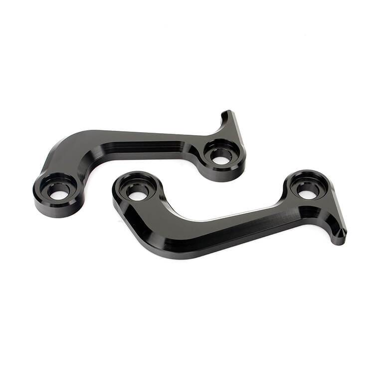 Black Racing Hooks for TRIUMPH DAYTONA 675R 2006 - 2012