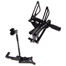 Load image into Gallery viewer, Black Rear Sets for TRIUMPH DAYTONA 675 - 2012