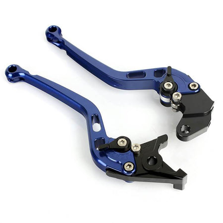 Blue Motorcycle Levers For KAWASAKI	NINJA 500R 1990 - 2009