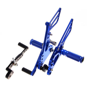 Blue Rear Sets for SUZUKI GSX-R 1000 2009 - 2016