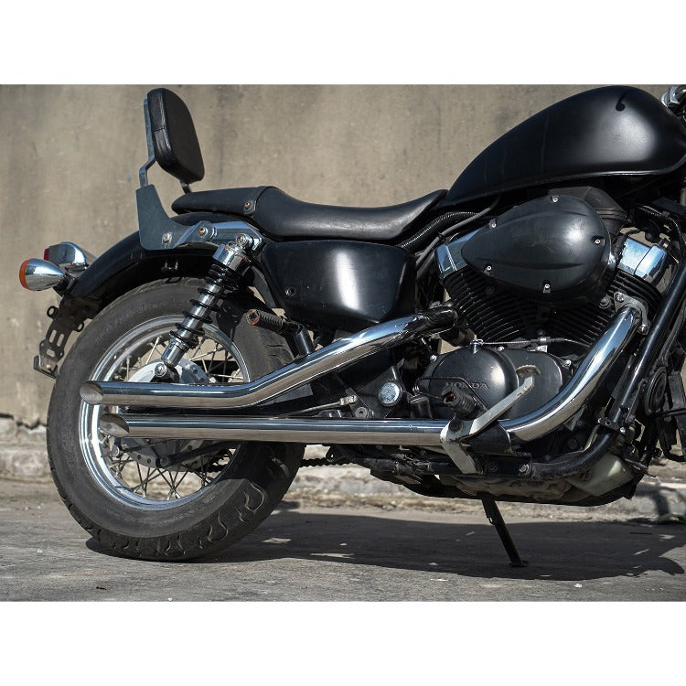 Motorcycle Exhaust System Pipes for Honda Shadow VT750 VT400 with Silencer
