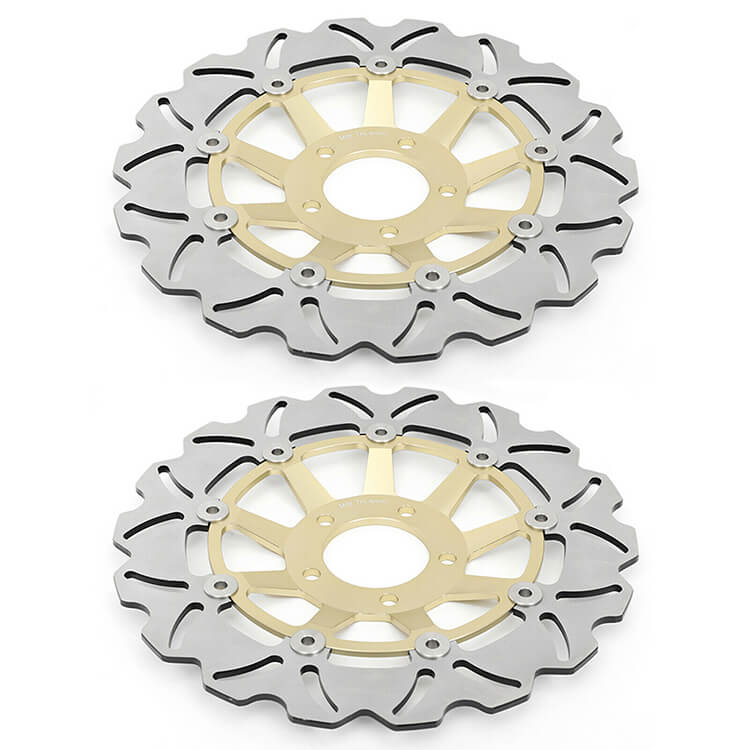 Front Rear Brake Disc for Suzuki GSF250 Bandit 1990-2000 GSF500 2004-2011 GSF400 1991-1993 GS500E 1988-2003 GS400 1989