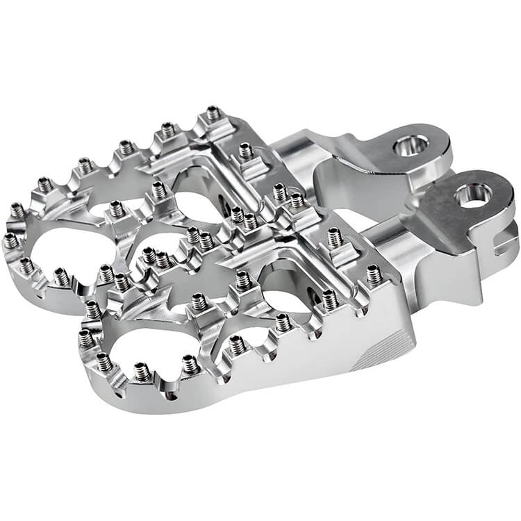 Front Silver Footpegs for Triumph Thunderbird Storm 2010-2020 / Bonneville SE	1996-2022