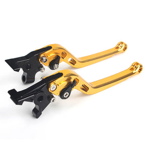 Gold Motorcycle Levers For APRILIA SHIVER 2007 - 2016