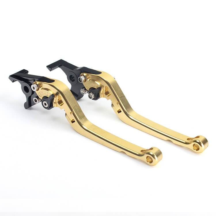 Gold Motorcycle Levers For MOTO MORINI 10 Scrambler 2008 -