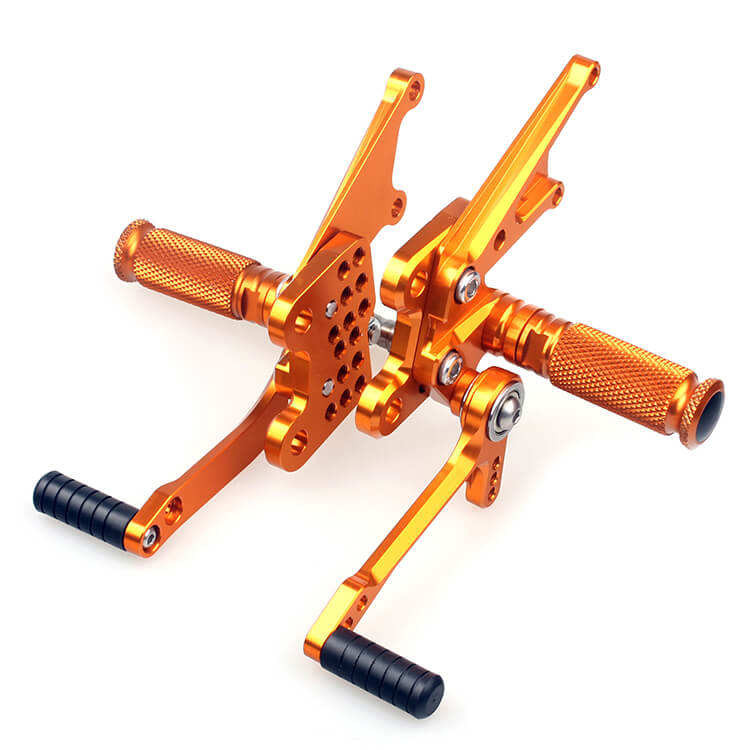 Gold Rear Sets for KAWASAKI ZX-14 2006 - 2011