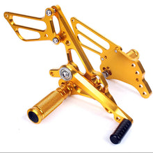 Load image into Gallery viewer, Gold Rear Sets for SUZUKI GSX-R 600 2011