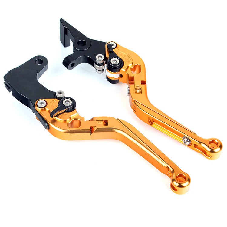 Golden Motorcycle Levers For TRIUMPH Bonneville T 100 Special Edition 2006 - 2015