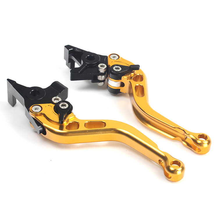 Golden Motorcycle Levers For YAMAHA FZS 1000 Fazer 2001 - 2005