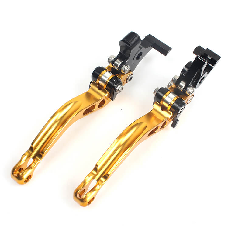 Black Short Brake & Clutch Levers For Yamaha YZF-R6 2005-2016 - CNC Aluminum Pair