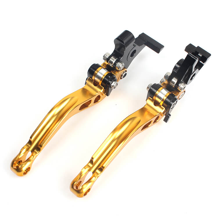 Golden Motorcycle Levers For YAMAHA YZF-R6 2005 - 2016
