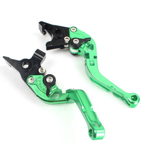 Green Motorcycle Levers For KAWASAKI	ZX-10 Tomcat 1988 - 1990