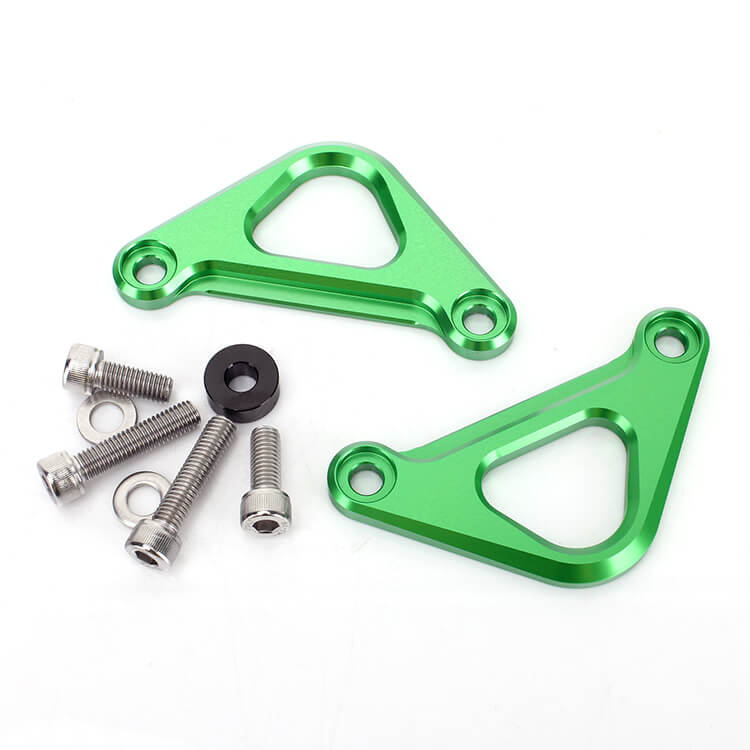 Green Racing Hooks for KAWASAKI NINJA 250R 2008 - 2012