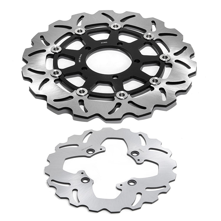 Front / Rear Brake Disc for Triumph Bonneville Bobber / Bonneville Speedmaster / Bonneville T120 / Bonneville Bobber Black