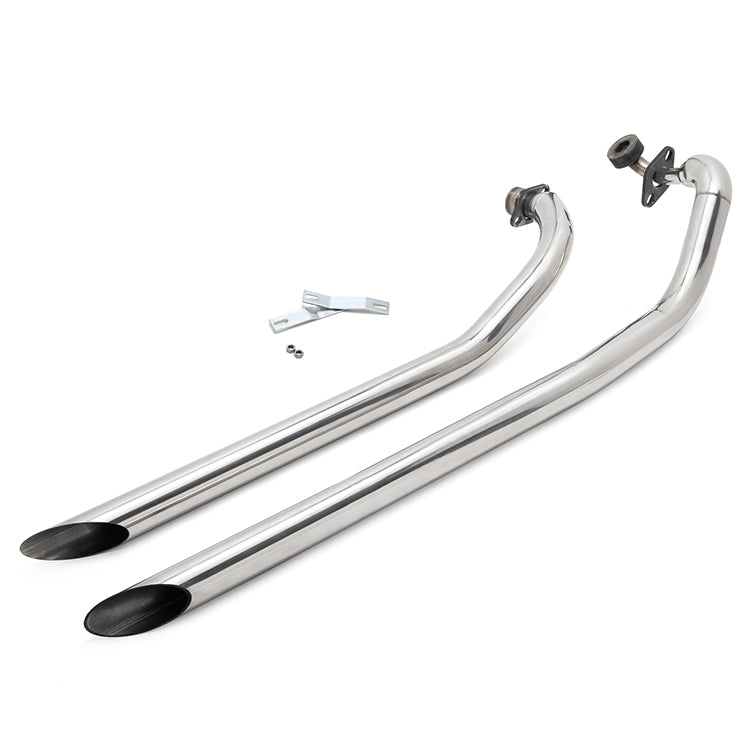 Stainless Steel Exhaust System Pipes for Yamaha XVS1100 DragStar 1100 / V Star 1100 Classic Custom Silverado
