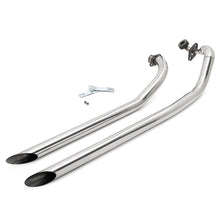 Load image into Gallery viewer, Stainless Steel Exhaust System Pipes for Yamaha XVS1100 DragStar 1100 / V Star 1100 Classic Custom Silverado