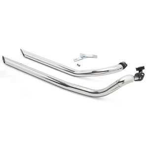 Stainless Steel Exhaust System Pipes for Yamaha XVS1100 DragStar 1100 / V Star 1100 Classic Custom Silverado