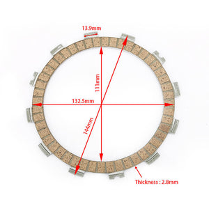 Motorcycle Clutch Plates for KAWASAKI Versys 1000 2015 - 2017