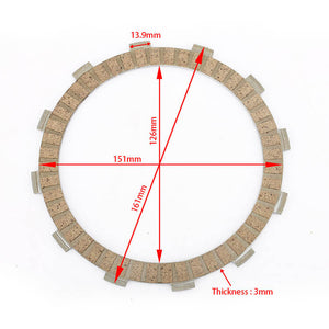 Motorcycle Clutch Plates for SUZUKI GSX 1300 B-King 2008 - 2009
