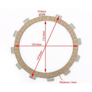 Motorcycle Clutch Plates for YAMAHA XJR 400R 2000 - 2015