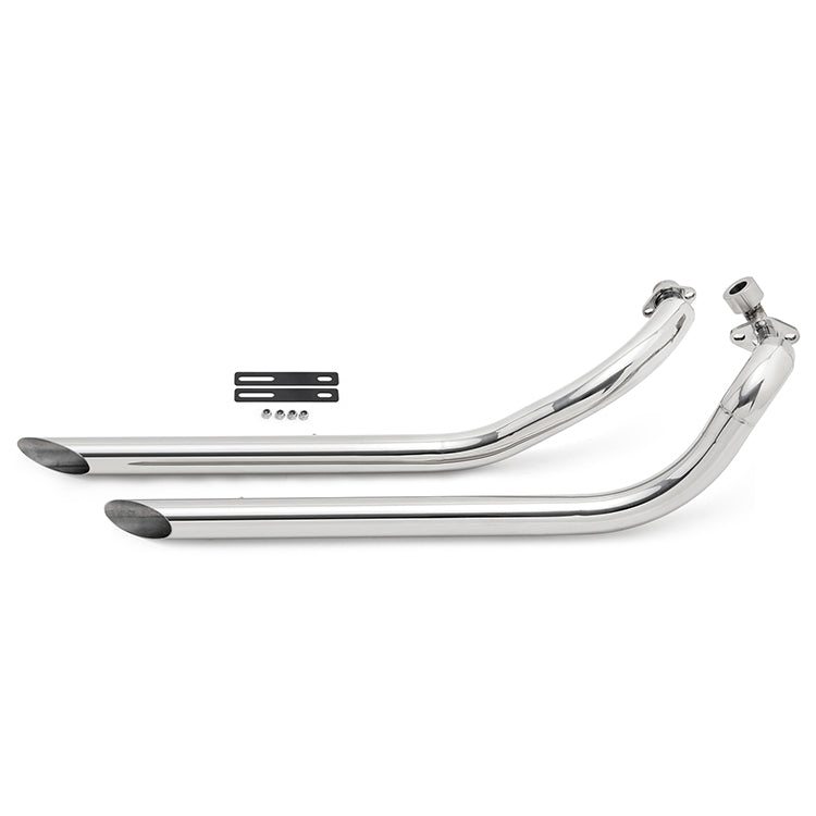 Exhaust System Pipes Silencer for Yamaha XVS650 Dragstar 650 / V Star 650 / XVS400 Dragstar 400 / V Star 400