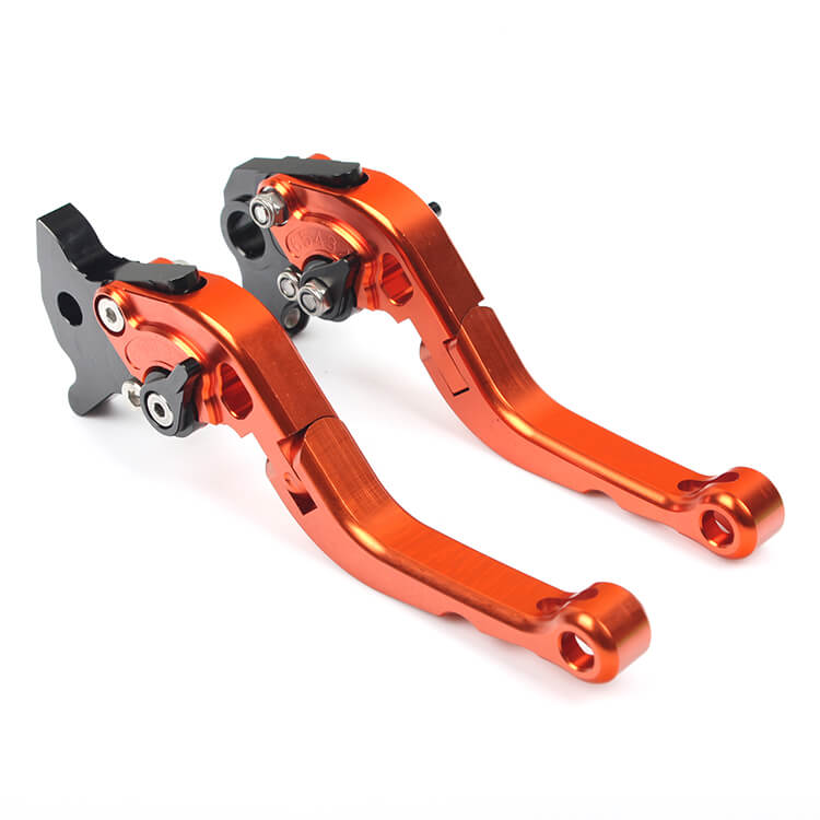 Orange Motorcycle Levers For APRILIA RS 125 2006 - 2016