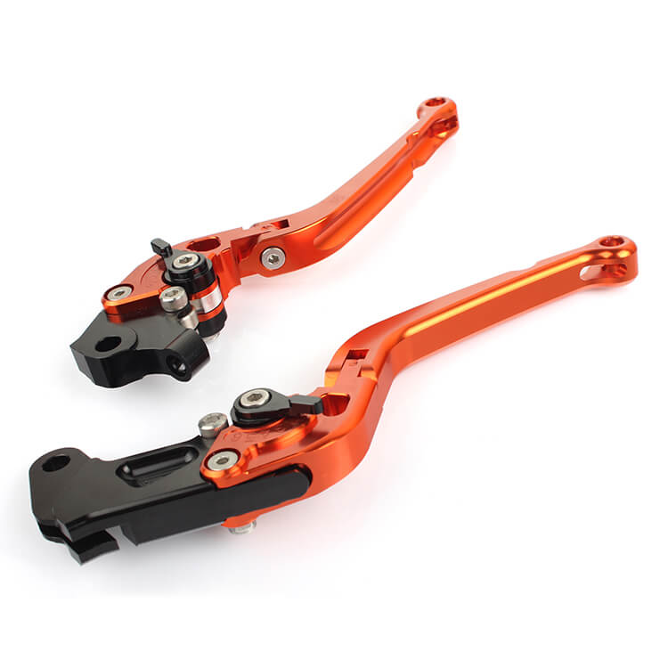 Orange Motorcycle Levers For KAWASAKI ER-6 N 2009 - 2016