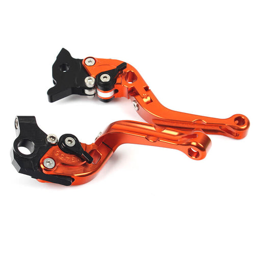 Orange Motorcycle Levers For KAWASAKI Z1000SX / NINJA 1000 2011 - 2015