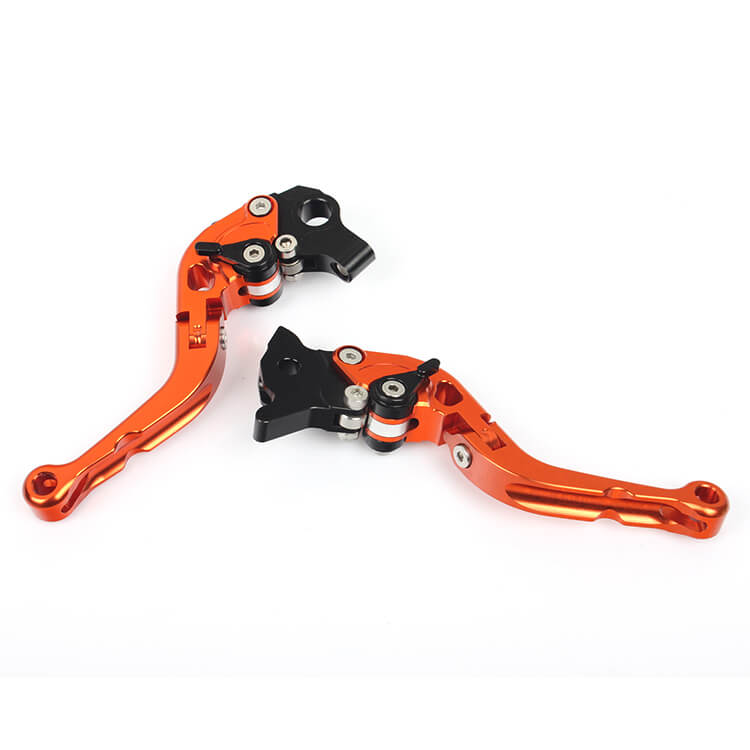 Orange Motorcycle Levers For KAWASAKI ZX-6 RR 2000 - 2004