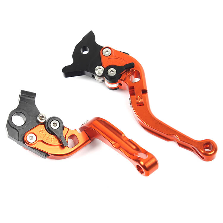 Orange Motorcycle Levers For KAWASAKI ZZR 600 2003 - 2004