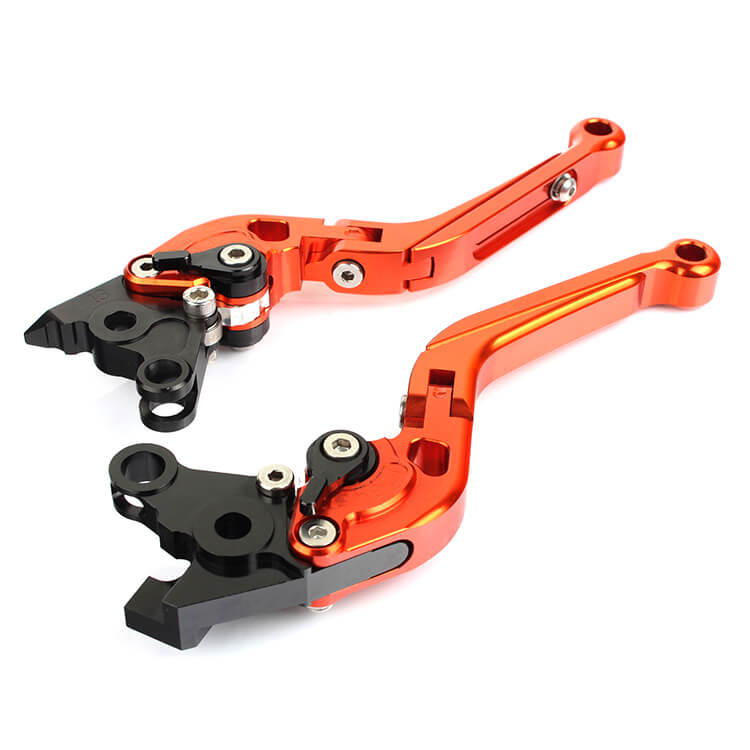 Orange Motorcycle Levers For SUZUKI GSX-R 750 2004 - 2005