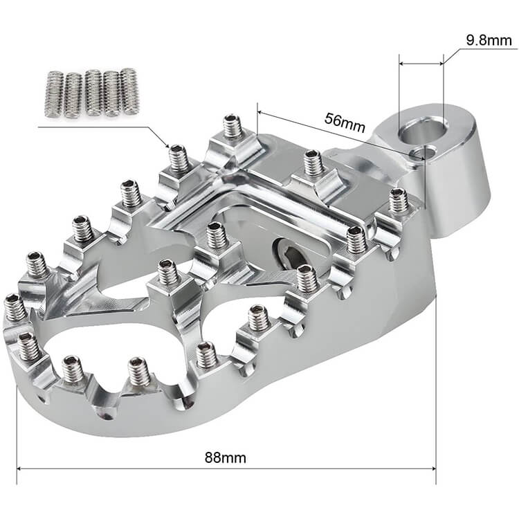 Rear Footpegs for Triumph Bonneville T100 2002-2023 / Thunderbird	1995-2020