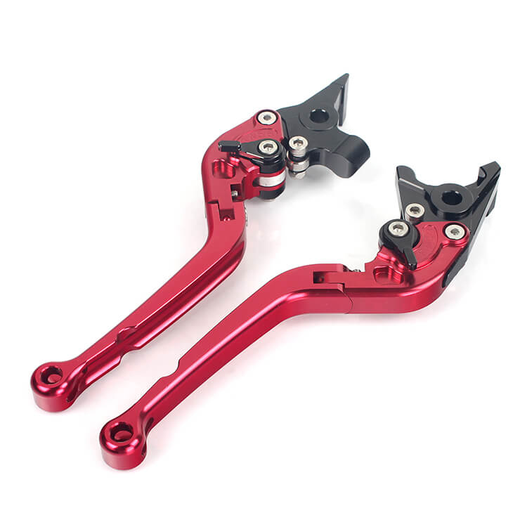 Red Motorcycle Levers For KAWASAKI ZX-6 RR 2000 - 2004