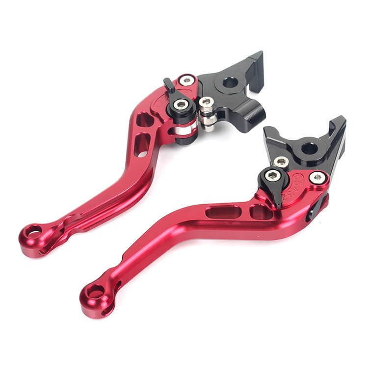 Red Motorcycle Levers For TRIUMPH Thruxton 900 2004 - 2015