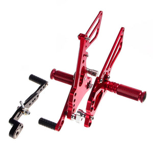 Red Rear Sets for SUZUKI GSX-R 1000 2009 - 2016