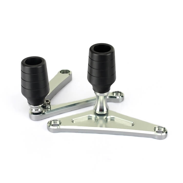 Silver Black Frame Slider for TRIUMPH DAYTONA 675 2013-2016