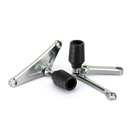 Silver Black Frame Slider for TRIUMPH DAYTONA 675 2013-2016