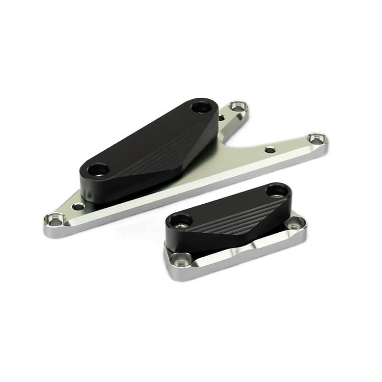Silver Motorcycle Engine Slider for SUZUKI GSX 1250 2007 -