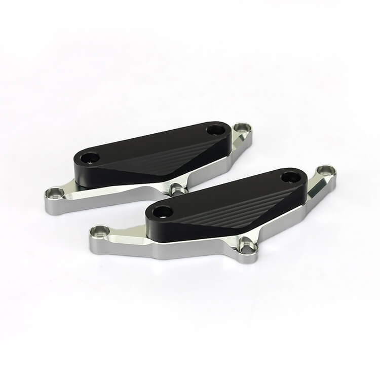 Silver Motorcycle Engine Slider for YAMAHA VMAX 1700 2009 -